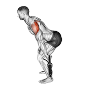 Barbell skier animation