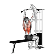 Cable pulldown animation