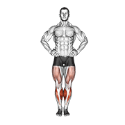 Circles knee stretch animation