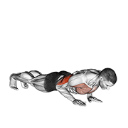 Close-grip push-up animation