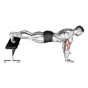 Decline push-up animation