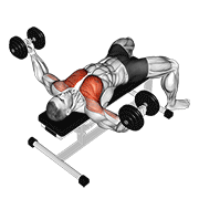 Dumbbell fly animation