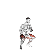 Jump squat animation