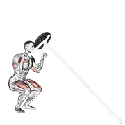 Lever shoulder press animation