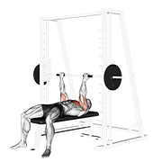 Smith reverse-grip press animation