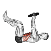 Weighted crunch animation