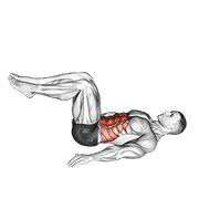 Reverse crunch animation