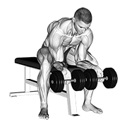 Dumbbell finger curls animation