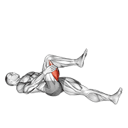 Hamstring stretch animation