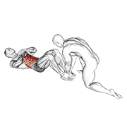 Assisted sit-up animation
