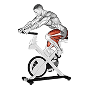 Stationary bike run v. 3 animation