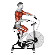 Cycle cross trainer animation