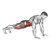 Bridge - mountain climber (cross body) animation