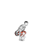 Semi squat jump (male) animation