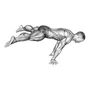 Straddle planche animation