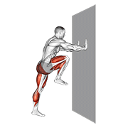 High knee against wall animation